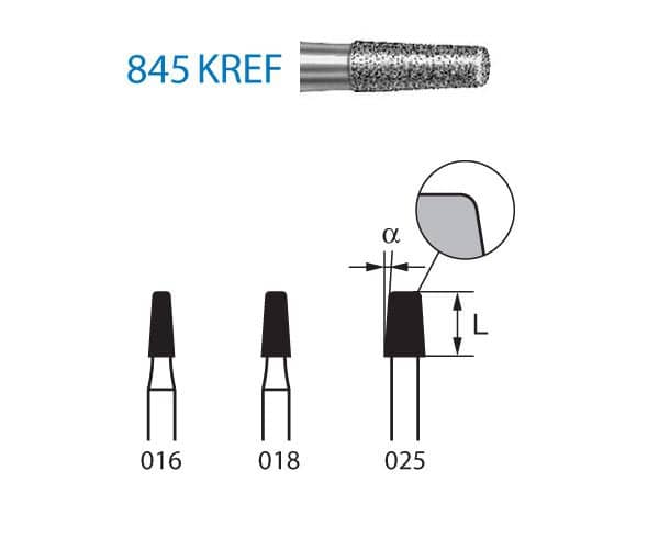 845KREF.314.018 KOMET DIAMANTE CLINICA 5 UD
