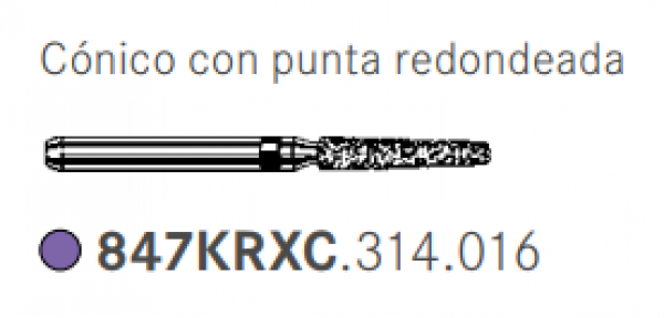 847KRXC.314.016 KOMET diamante Deep Purple 5 uds.