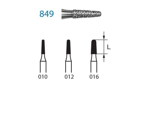 [KO3785] 849.314.010 KOMET DIAMANTE CLINICA 5 UD