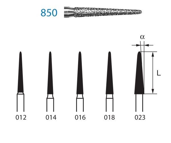 850.314.012 KOMET DIAMANTE CLINICA 5 UD
