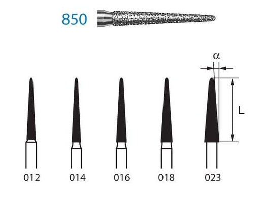 [KO3796] 850.314.023 KOMET DIAMANTE CLINICA 5 UD
