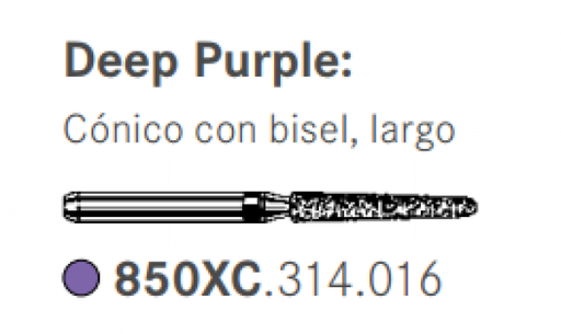 [KO6613] 850XC.314.016 KOMET diamante Deep Purple 5 uds.