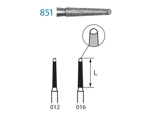 [KO3797] 851.314.012 KOMET DIAMANTE CLINICA 5 UD