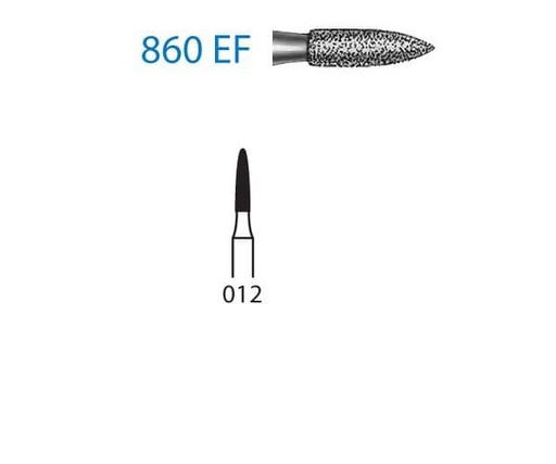 [KO3847] 860EF.314.012 KOMET DIAMANTE CLINICA 5 UD