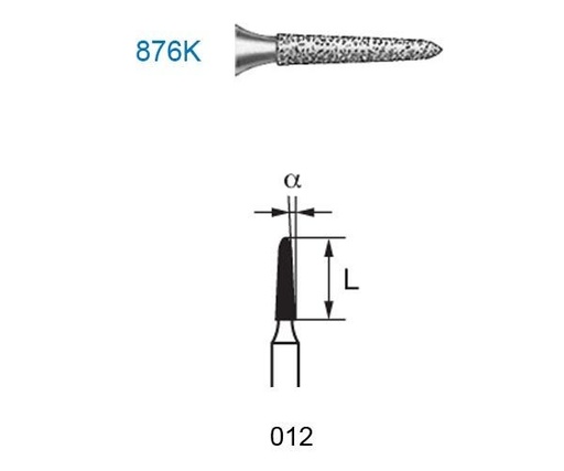 [KO3882] 876K.314.012 KOMET DIAMANTE CLINICA 5 UD
