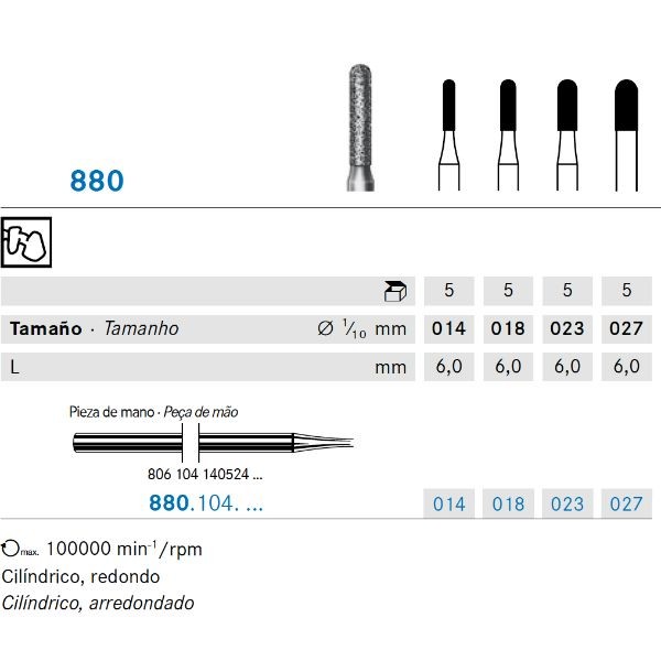 880.104.014 KOMET DIAMANTE LAB 5 UD
