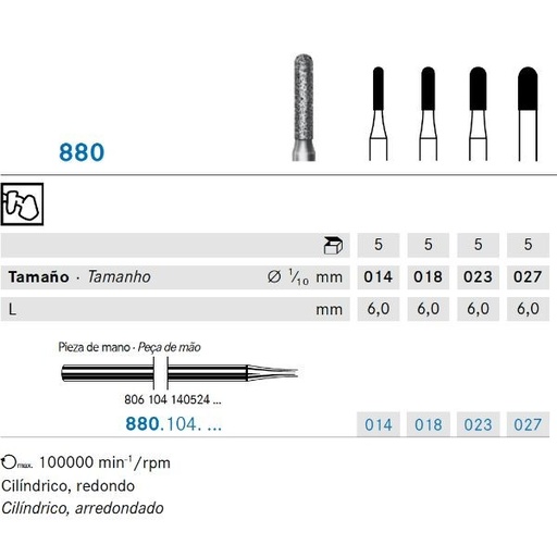 [KO3915] 880.104.014 KOMET DIAMANTE LAB 5 UD
