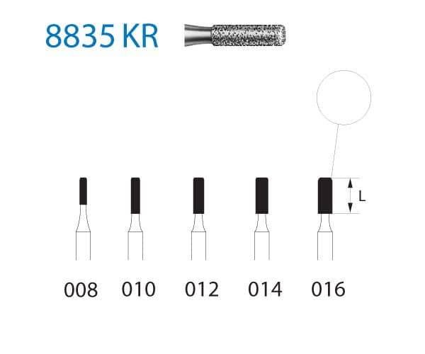 8835KR.314.012 KOMET DIAMANTE CLINICA 5 UD