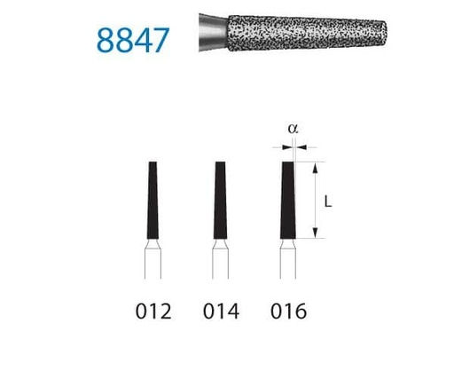 [KO3995] 8847.314.014 KOMET DIAMANTE CLINICA 5 UD
