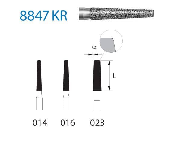 8847KR.314.023 KOMET DIAMANTE CLINICA 5 UD