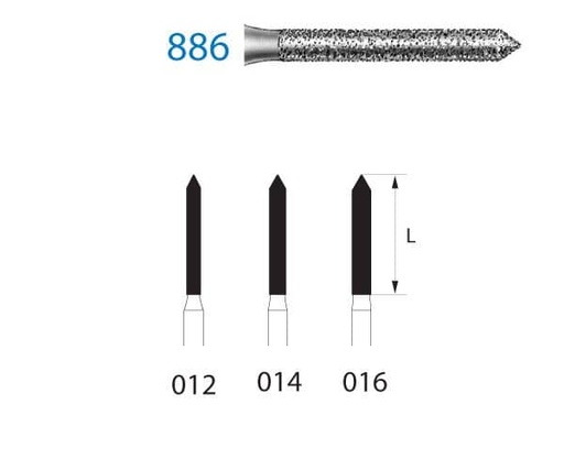 [KO4034] 886.314.012 KOMET DIAMANTE CLINICA 5 UD