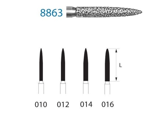 [KO4049] 8863.314.012 KOMET DIAMANTE CLINICA 5 UD