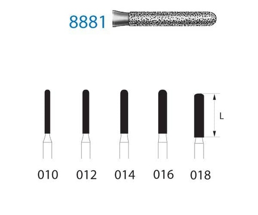 [KO4100] 8881.314.018 KOMET DIAMANTE CLINICA 5 UD