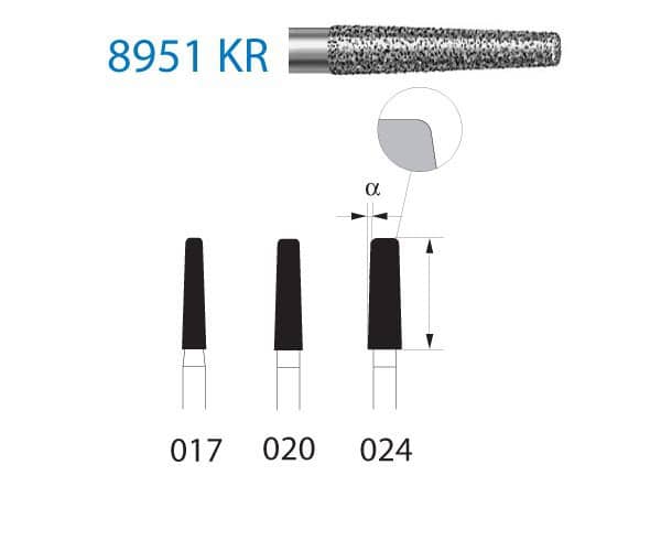 8951KR.314.024 KOMET DIAMANTE CLINICA 5 UD