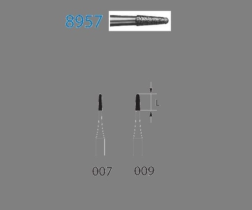 [KO4139] 8957.314.009 KOMET DIAMANTE CLINICA 5 UD