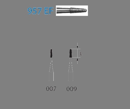 [KO4358] 957EF.314.007 KOMET DIAMANTE CLINICA 5 UD