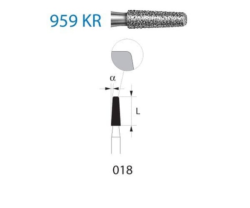 [KO4362] 959KR.314.018 KOMET DIAMANTE CLINICA 5 UD