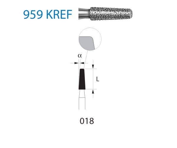 959KREF.314.018 KOMET DIAMANTE CLINICA 5 UD