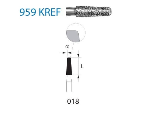 [KO4364] 959KREF.314.018 KOMET DIAMANTE CLINICA 5 UD