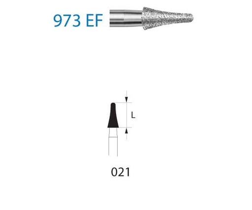 [KO4435] 973EF.314.021 KOMET DIAMANTE CLINICA 5 UD