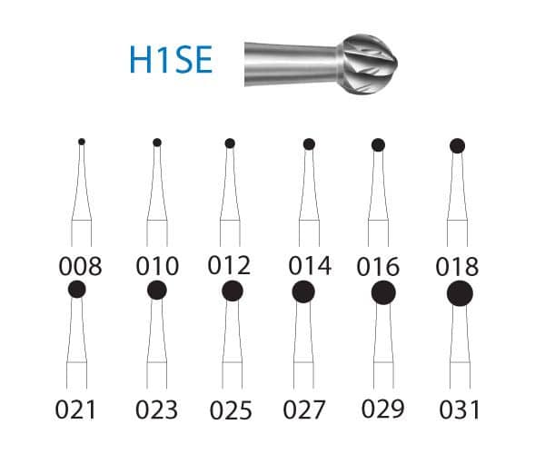 H1SE.204.008 KOMET CARBURO CLINICA 5 UD