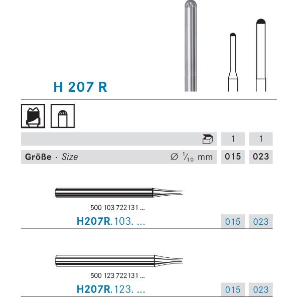 H207R.103.023 KOMET CARBURO LAB FRESADO