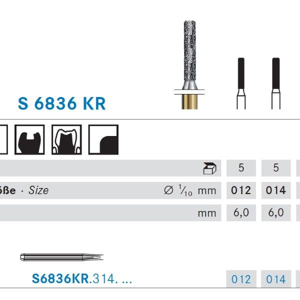 S6836KR.314.012 KOMET DIAMANTE CLINICA SERIES 5 UD