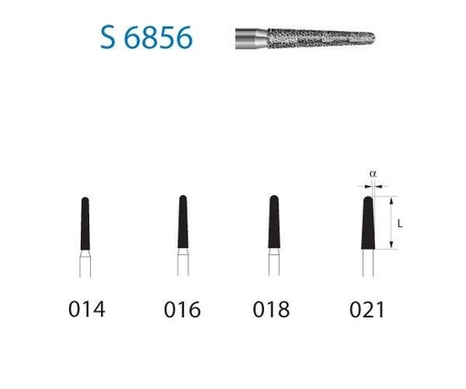 [KO5909] S6856.314.021 KOMET DIAMANTE CLINICA SERIE S 5 UD