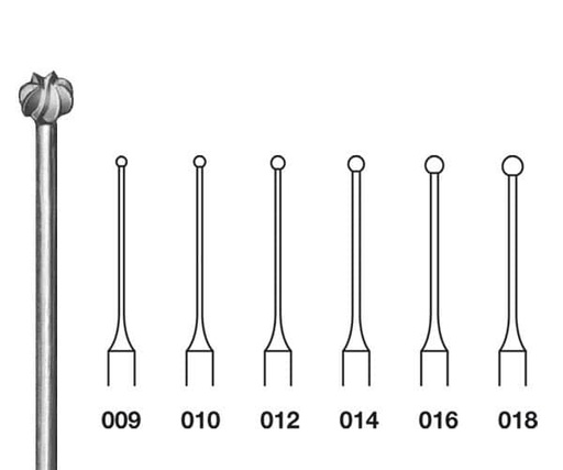 [KO6255] FRESAS MULLER KOMET 191.204.090 6 UD