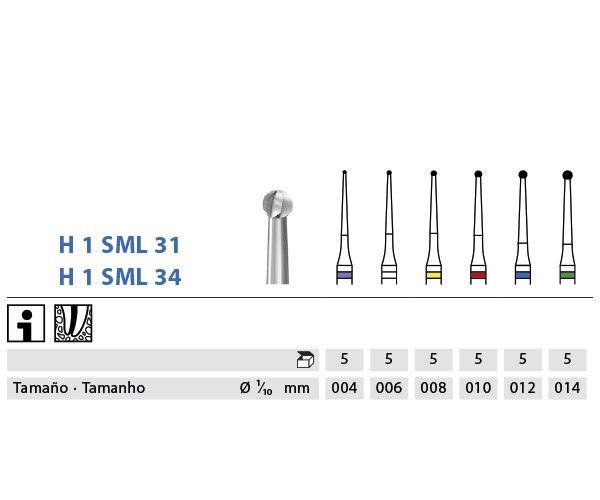H1SML31.205.004 KOMET endo tracer 5 ud.