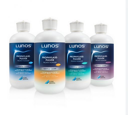 [DU0487] POLVO PROFILACTICO LUNOS GENTLE CLEAN MENTA 4X180gr.