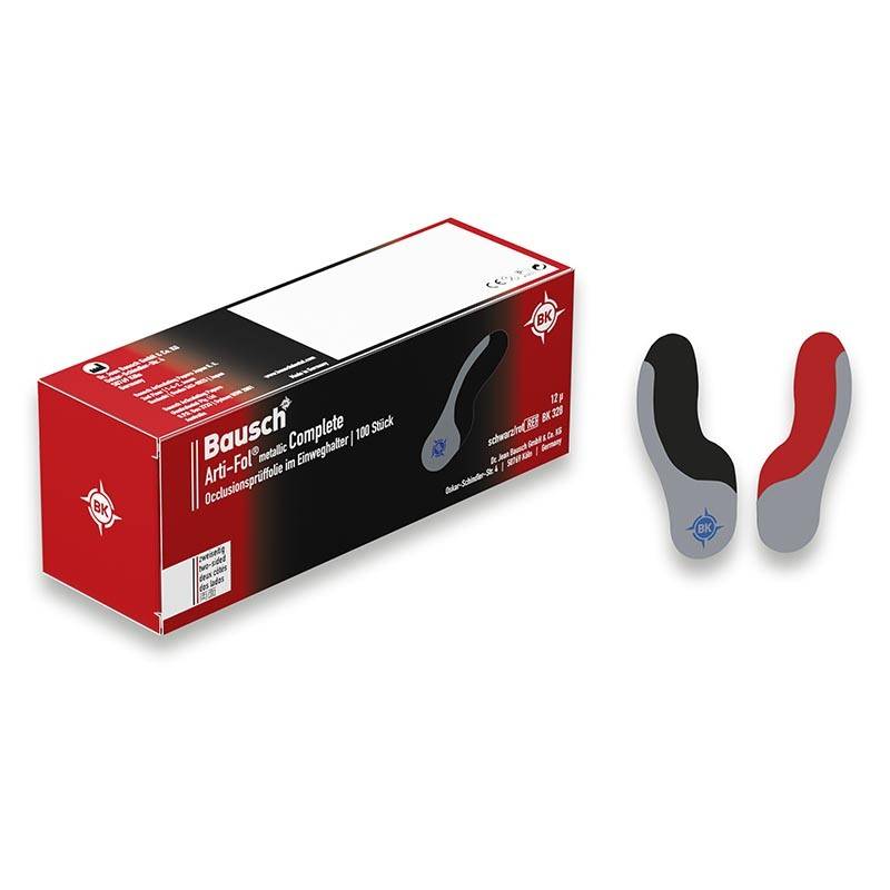 BK 328 PAPEL ARTICULAR METAL COMPLETO 2 LADOS 100uds.