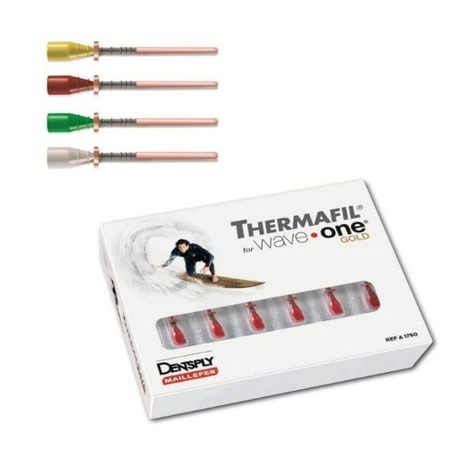 [MA5580] A1750B GUTTAPERCHA THERMAFIL P/ WAVEONE GOLD 6uds. (Large)