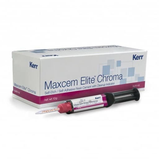 [KE1625] MAXCEM ELITE CHROMA REFILL 2x5gr. + accesorios (Translucido)