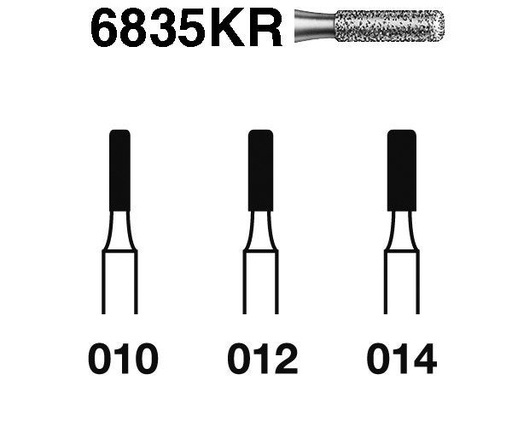 [KO3314] FRESA KOMET DIAMANTE CLINICA 5uds. 6835KR.314 (.014)