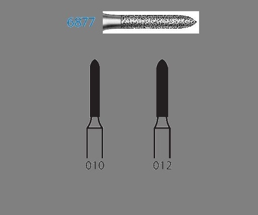 [KO3384] FRESA KOMET DIAMANTE CLINICA 5uds. 6877.314 (.012)