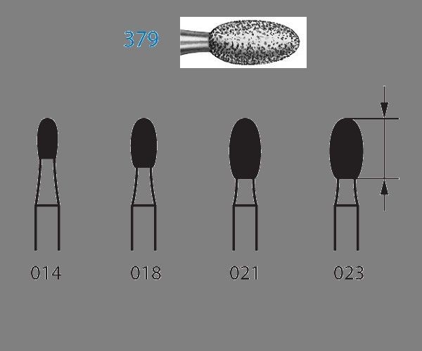 FRESA KOMET DIAMANTE CLINICA 5uds. 379.314