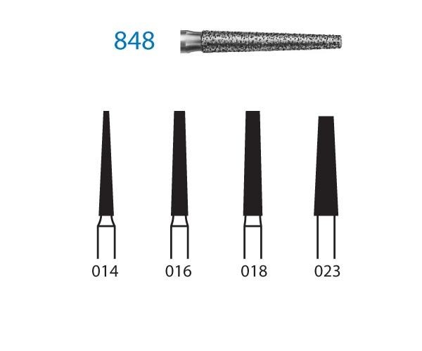 FRESA KOMET DIAMANTE CLINICA 5uds. 848.314