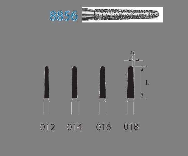 FRESA KOMET DIAMANTE CLINICA 5uds. 8856.314