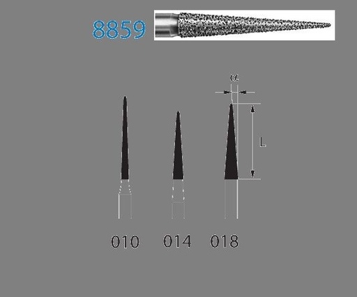 [KO4031] FRESA KOMET DIAMANTE CLINICA 5uds. 8859.314 (.014)