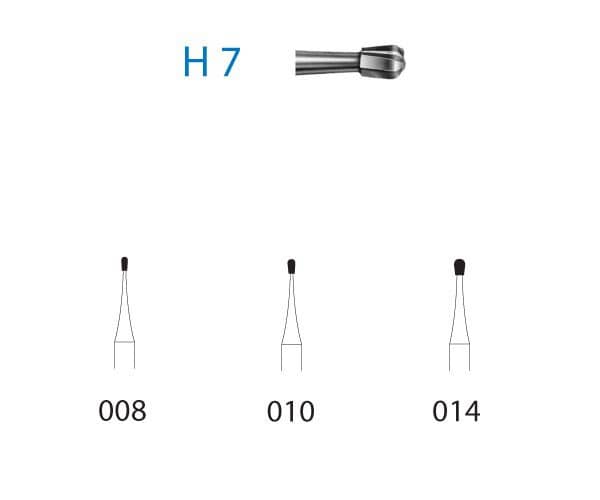 FRESA KOMET CARBURO CLINICA 5uds. H7.204