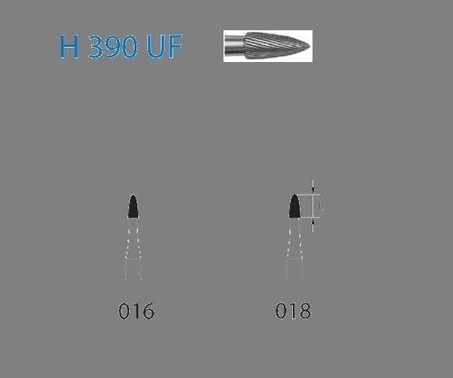 [KO5500] FRESA KOMET CARBURO CLINICA 5uds. H390UF.314 (.016)