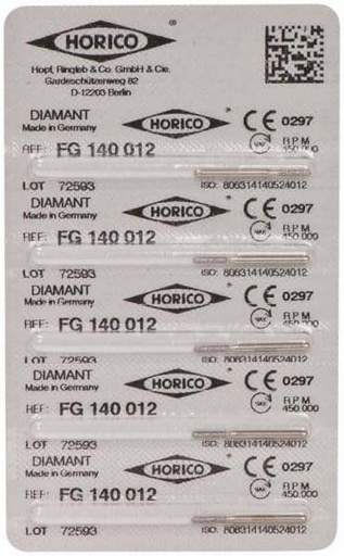 [HO0078] FRESA DIAMANTE HORICO F.G. 5uds. 140. (.012)