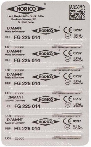 [HO0013] FRESA DIAMANTE HORICO F.G. 5uds. 225. (.014)