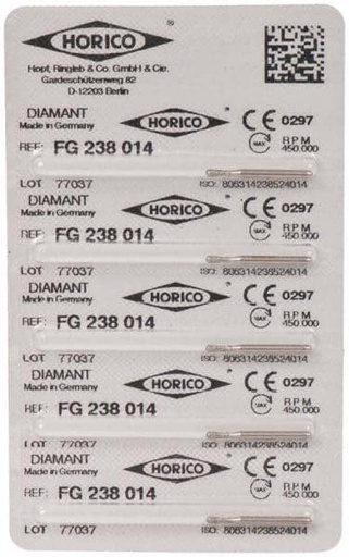 [HO0100] FRESA DIAMANTE HORICO F.G. 5uds. 238. (.014)