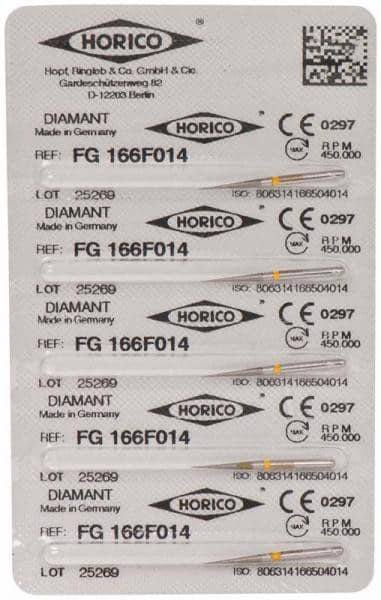 FRESA DIAMANTE HORICO F.G. 5uds. 166F.