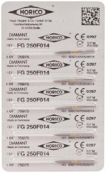 FRESA DIAMANTE HORICO F.G. 5uds. 250F.