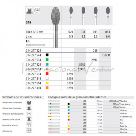 FG 259/6 C 379-033 FG DIAM. GRUESO 6ud.