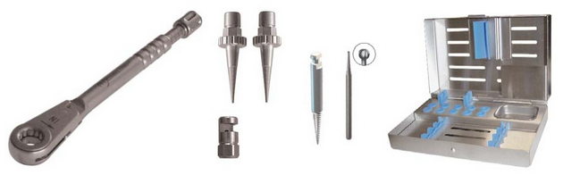 KIT DE EXTRACCION IMPLANTES - EXTRACTORES LARGOS