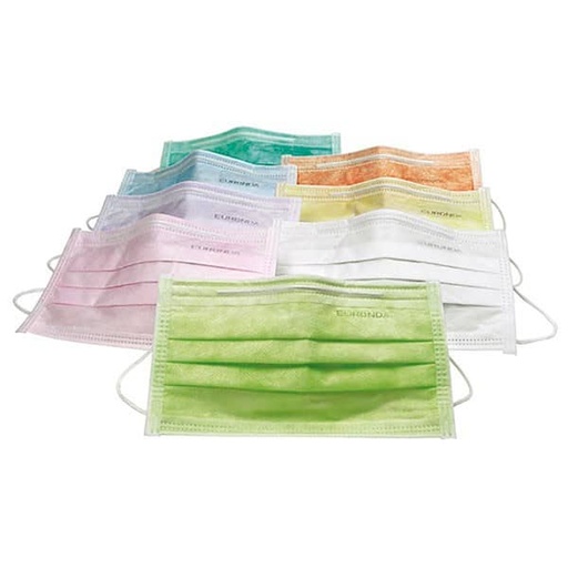 [EU0232] MASCARILLAS EURONDA RECTANGULARES 50uds. (Blanco)